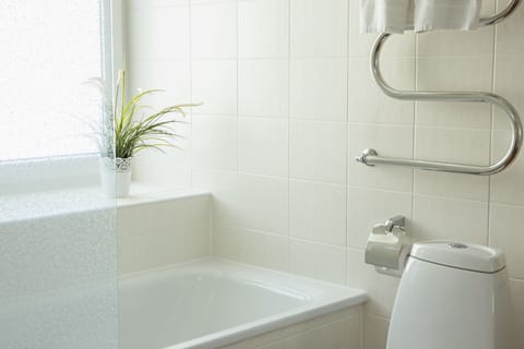 Suite | Bathroom | Combined shower/tub, free toiletries, hair dryer, towels