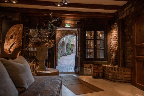Interior entrance