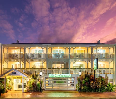 Front of property - evening/night