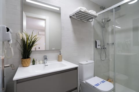 Double Room | Bathroom | Shower, free toiletries, hair dryer, towels