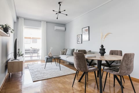 Standard Apartment | Living area | 43-inch Smart TV with digital channels, TV, Netflix