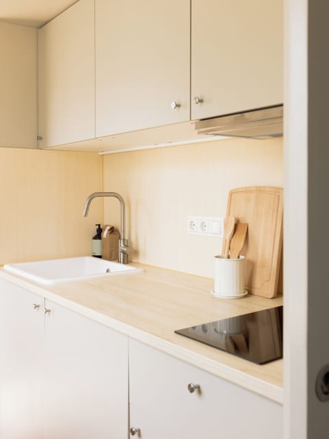 Cabin | Private kitchen | Microwave, espresso maker, cookware/dishes/utensils