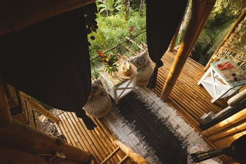 Magical Modern Bamboo Treehouse | Individually decorated, individually furnished, free WiFi, bed sheets