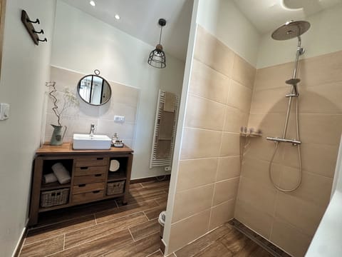 Room (Dreuille) | Bathroom | Shower, hair dryer, towels
