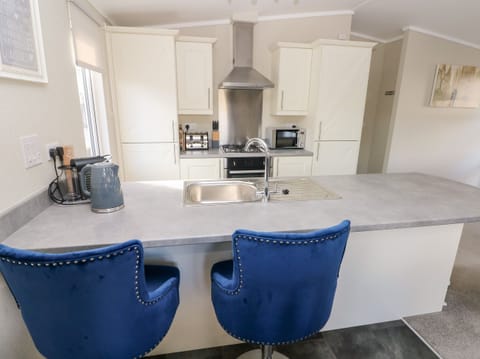 Fridge, dishwasher, electric kettle, toaster