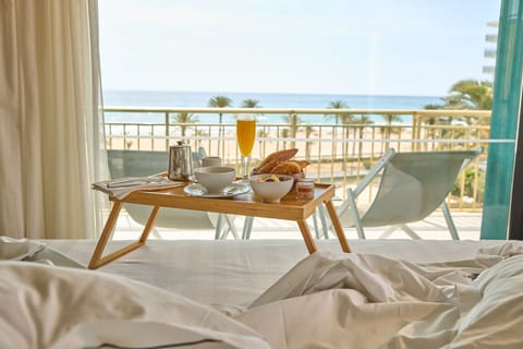Superior Double Room, 1 King Bed, Terrace, Sea View | Premium bedding, minibar, in-room safe, individually decorated