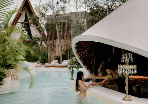Poolside bar