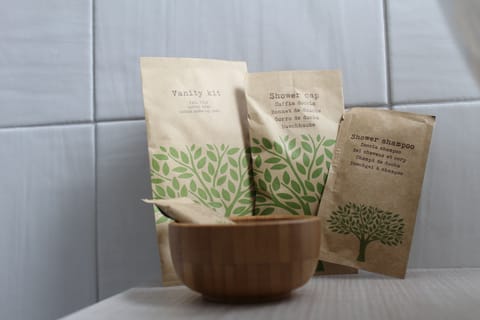 Studio | Bathroom | Shower, rainfall showerhead, free toiletries, hair dryer