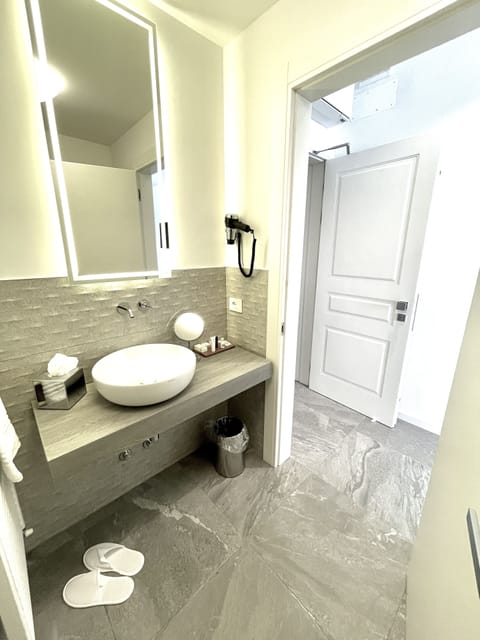 Deluxe Room | Bathroom | Shower, rainfall showerhead, free toiletries, hair dryer