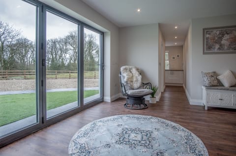 32-inch Smart TV with cable channels, TV, fireplace