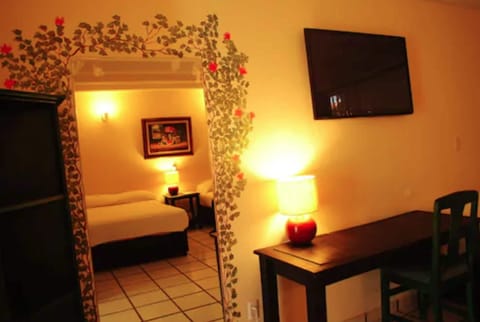 Desk, iron/ironing board