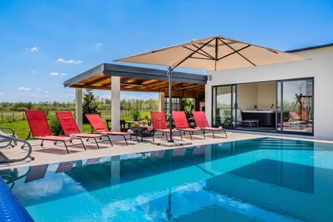 Family House, 2 Bedrooms, Fireplace (Secluded Pool House Kupa /w Sauna &) | Pool | Seasonal outdoor pool