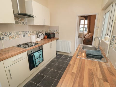 Fridge, dishwasher, electric kettle, toaster