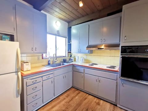 Family Apartment | Private kitchen | Fridge, microwave, stovetop, coffee/tea maker