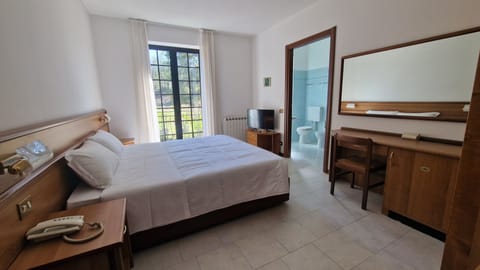 Panoramic Double Room, Balcony, Garden View | Premium bedding, down comforters, desk, iron/ironing board