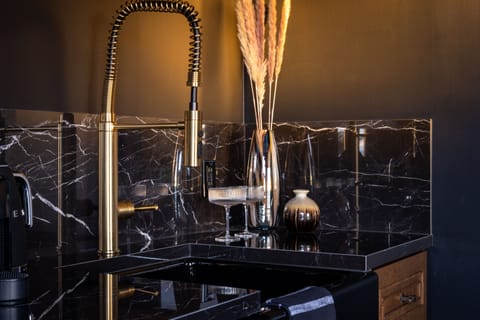 The Two-Story Irving Gill Penthouse | Bathroom | Free toiletries, hair dryer, bathrobes, slippers