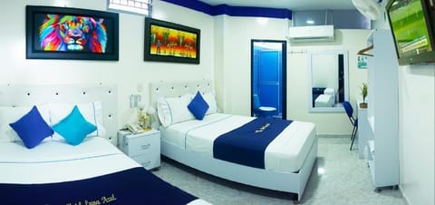 Executive Room, 2 Double Beds | Egyptian cotton sheets, premium bedding, desk, laptop workspace