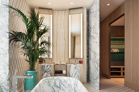 Presidential Suite, 1 Bedroom | Bathroom | Separate tub and shower, rainfall showerhead, designer toiletries