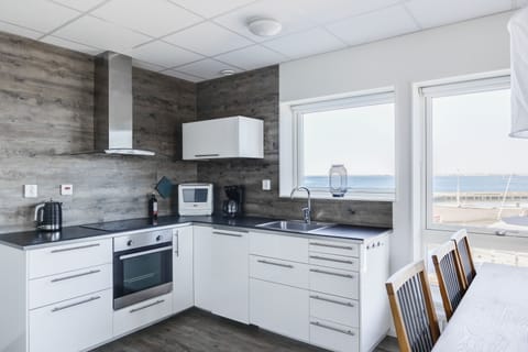 Family Apartment, 2 Bedrooms | Private kitchen | Electric kettle