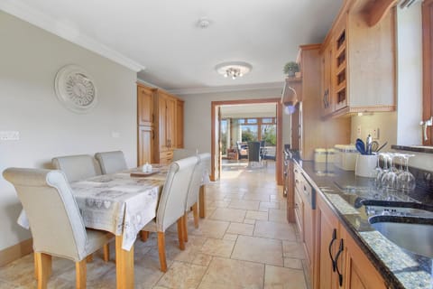 Fridge, dishwasher, electric kettle, toaster