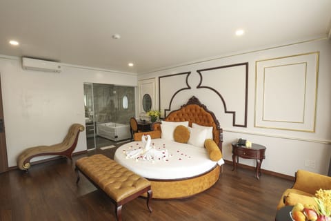 Design Suite | Desk, blackout drapes, soundproofing, iron/ironing board