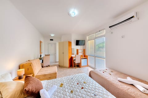 Superior Triple Room | Premium bedding, memory foam beds, desk, laptop workspace