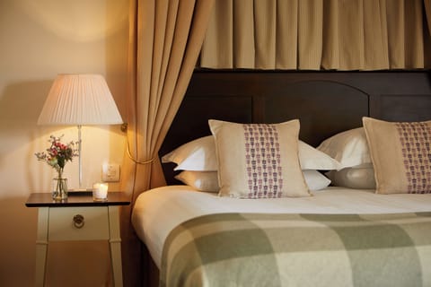 Premium bedding, desk, blackout drapes, iron/ironing board