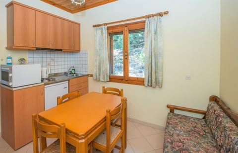 Apartment, 2 Bedrooms, Sea View | Private kitchenette | Fridge, stovetop, coffee/tea maker, electric kettle