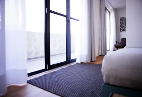 Down comforters, individually furnished, desk, soundproofing