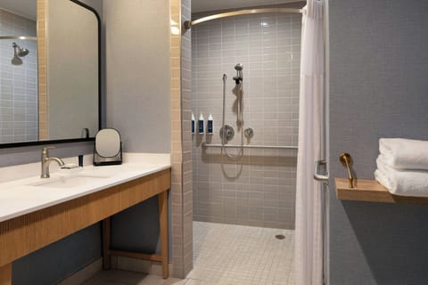 Free toiletries, hair dryer, slippers, towels