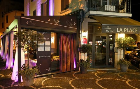 Front of property - evening/night