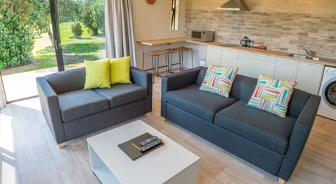 Two Bedroom Self-Contained Cabin | Living room