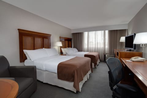 Standard Room, 2 Queen Beds | In-room safe, desk, iron/ironing board, free cribs/infant beds