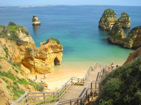 Beach nearby, white sand, beach umbrellas, beach massages