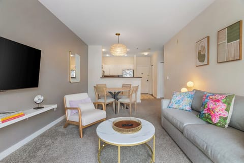 Classic Apartment | Living area | 40-inch TV with digital channels