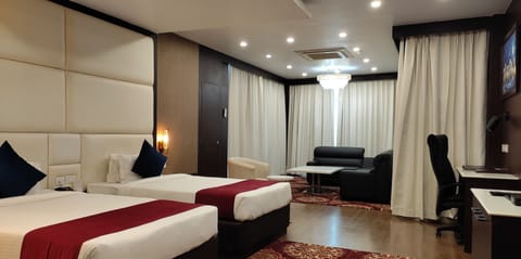 Deluxe Room | Memory foam beds, desk, laptop workspace, soundproofing
