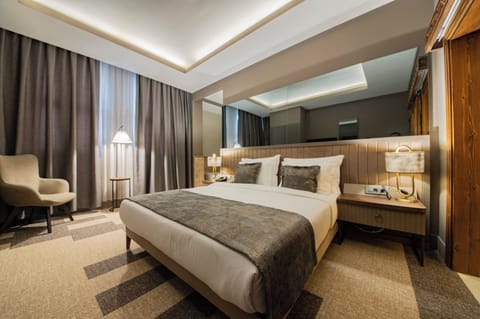 Deluxe Double Room | Egyptian cotton sheets, premium bedding, memory foam beds, minibar