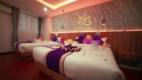 Family Triple Room | Premium bedding, soundproofing, free WiFi, bed sheets