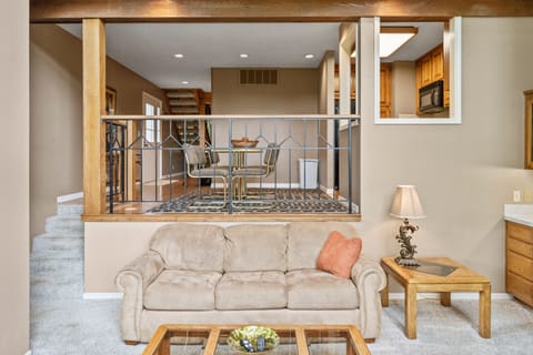 Condo | Living area | Flat-screen TV, fireplace