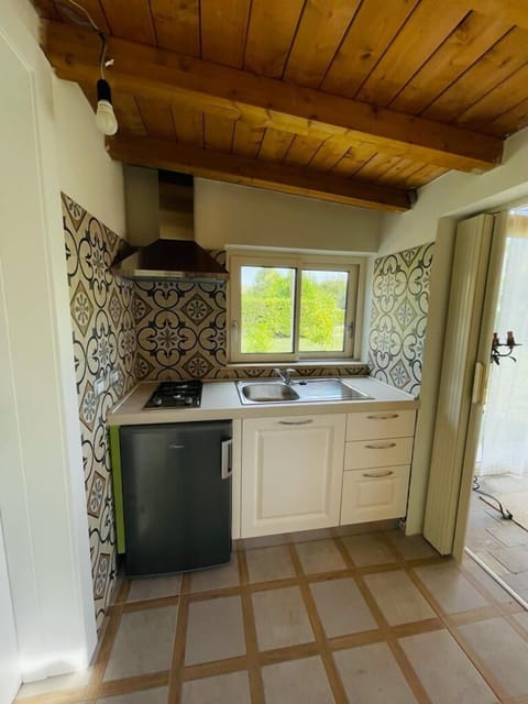 Superior Cottage | Private kitchen | Microwave, electric kettle, cookware/dishes/utensils