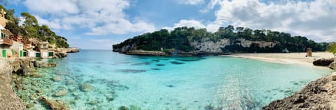 Beach nearby, white sand, beach shuttle, beach volleyball