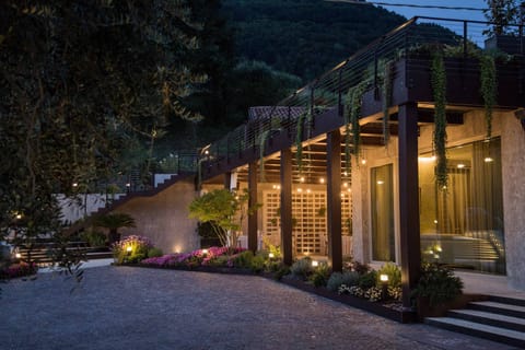 Front of property - evening/night