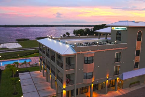 Front of property - evening/night
