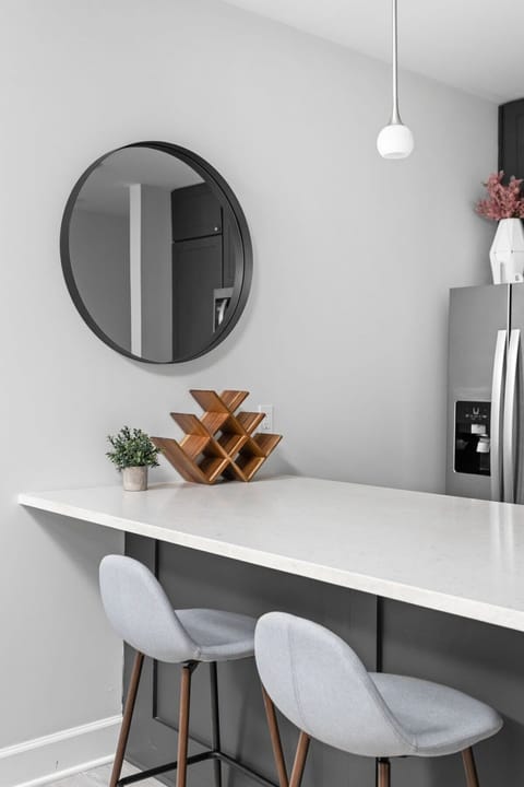 Apartment | Private kitchen | Fridge, microwave, oven, stovetop