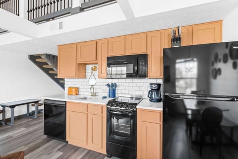 Condo, Multiple Beds, Balcony (Escape to the Pond View Oasis) | Private kitchen | Coffee/tea maker