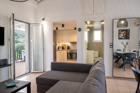 Villa | Living area | Fireplace