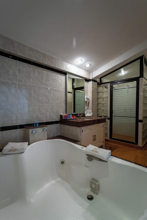 Family Master Suite , 6 pax | Bathroom | Hair dryer, towels