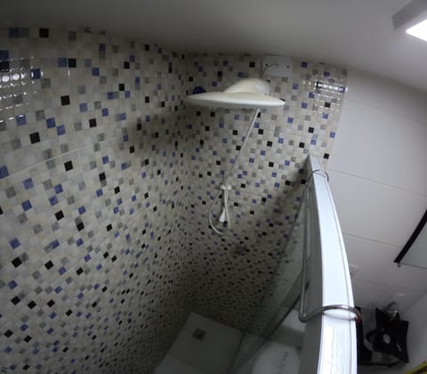 Superior Quadruple Room, Terrace | Bathroom | Shower, bathrobes, soap, shampoo