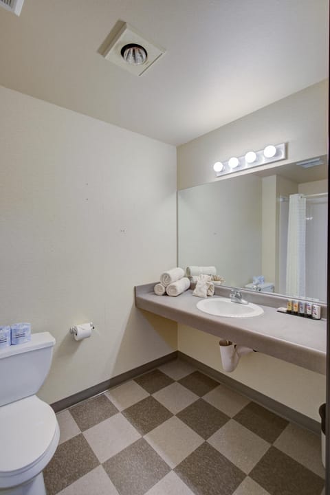 Free toiletries, hair dryer, towels, soap