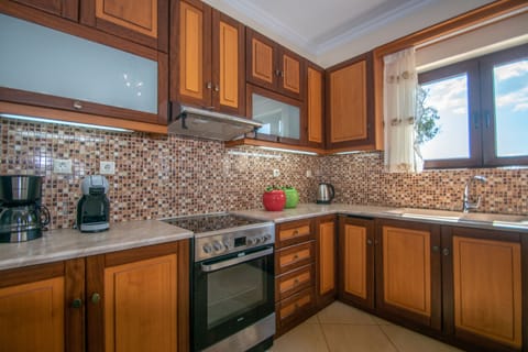 Basic Villa | Private kitchen | Electric kettle, toaster, cookware/dishes/utensils